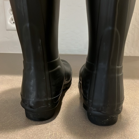 Hunter Tall Black Rubber Boots - Picture 9 of 15